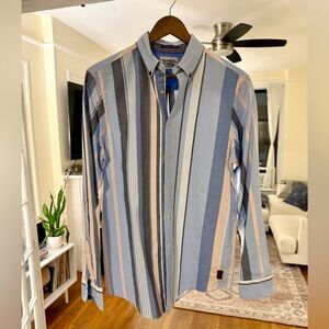Scotch & Soda Multicolor Striped Button Down Shirt
